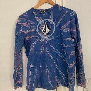 Bleach dyed volcom T-shirt